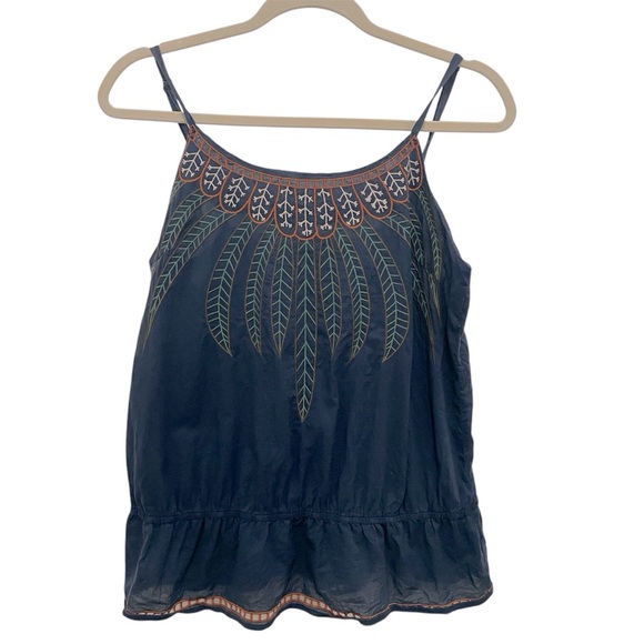 Forever 21 Tops - Forever 21 100% Cotton Embroidered Boho Earthy Artsy Nicely Detailed Top Sz M